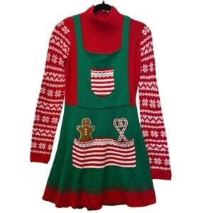 Cute Christmas sweater dress